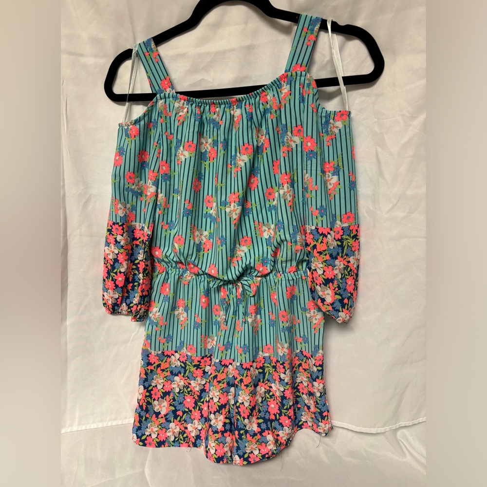 Girls Off the Shoulder Romper